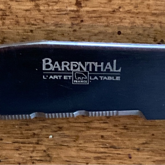 Barenthal L’Art Et Le Table Stainless Steel/Wood Handle Steak Knife Set of 6 - Picture 2 of 6